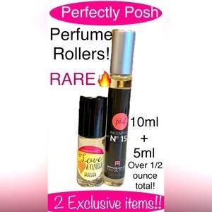 Perfectly Posh Roller SET💕Incentive 15/Love & Vanilla💕Exclusive/Very RARE!!🔥
